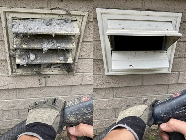 Professional dryer exhaust vent cleaning by Coventry Dryer Vent Cleaning in Coventry