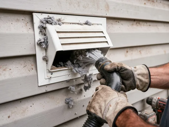 Professional dryer vent cleaning by Coventry Dryer Vent Cleaning in Coventry