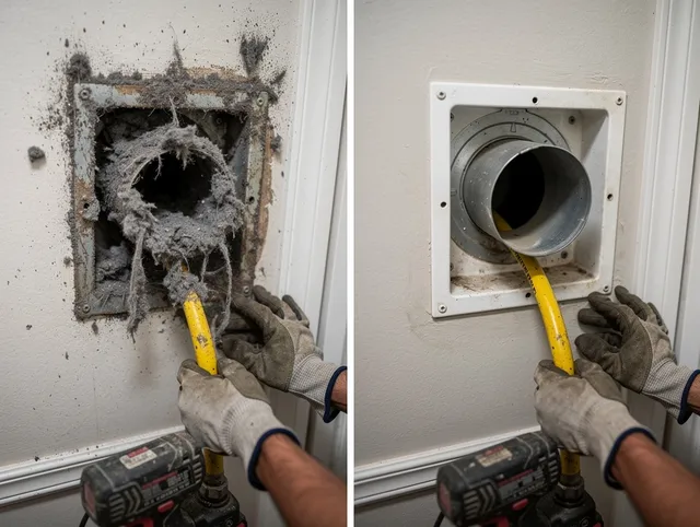 Expert gas dryer vent cleaning by Coventry Dryer Vent Cleaning in Coventry