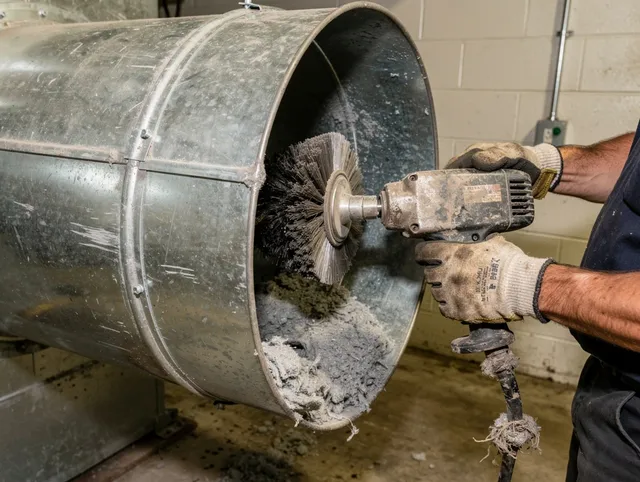 Industrial-grade dryer vent cleaning by Coventry Dryer Vent Cleaning in Coventry